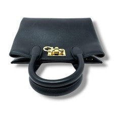 Salvatore Ferragamo Studio Box Mini handbag, black. #QYEULA