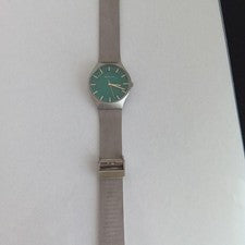 BERING Green Dial Mesh Band Watch #QY60PK