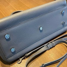 Saint Laurent 2-way handbag, gray, women's, with certificate of authenti #QY7J0W