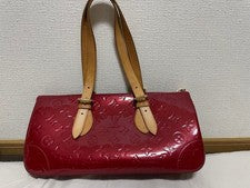 LOUIS VUITTON Vernis Handbag, Red #QYI1PL
