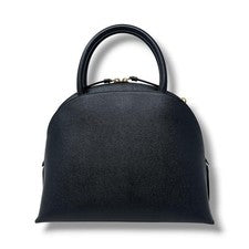Salvatore Ferragamo handbag, top handle, Gancini design, black. #QY1RWV