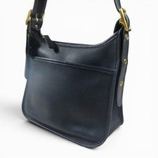 OLD COACH Legacy Zip 9966 Black Leather #QY8SQR