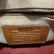 COACH Old Coach Leather Shoulder Bag, Red #QY2LIM