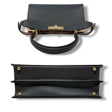 Fendi Peekaboo I See You handbag, medium size, dark gray #QY3OL1