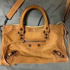 Balenciaga Le City Suede Bag #QY9W1R