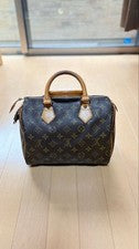 LOUIS VUITTON Monogram Speedy 25 Handbag #QYAZ76