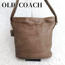 OLD COACH Coach Nubuck Shoulder Bag Leather Made in USA #QY1AR1