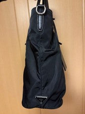 PRADA Prada 2-way handbag/shoulder bag, nylon/calfskin #QY396V