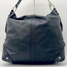 COACH One-Shoulder Bag, Leather, 10616, Black, Fits A4 Size #QY5DG8