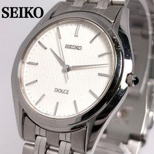 SEIKO Dolce Classic Watch, Ripple Dial, Round #QY2KUT