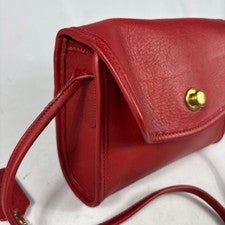 Classic Coach USA-made Mini Shoulder Bag 9892 Pouch Red #QYKDTF