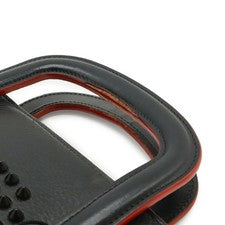 Christian Louboutin TRIC TRAC Small Handbag 3-Way Shoulder Bag Black Red #QYF7V0