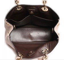 Christian Dior 2-way Leather Handbag Diorissimo #QY6O3I