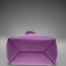 LOEWE Puzzle Mini Tote Bag, Purple, 2-way bag Leather #QYCVXV