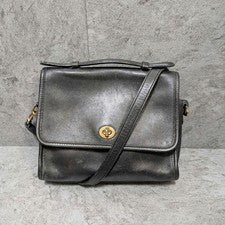Old Coach 9870 Turnlock Bag Y2K Black COACH #QYIVJ2
