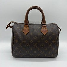 LOUIS VUITTON Speedy 25 Monogram Boston Bag #QY0125