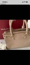 FERRAGAMO subtle light pink bag, with box. #QYIGOS