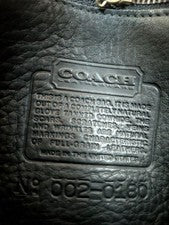 COACH Old Coach Shoulder Bag, Black Glovetanned Leather #QY3V2O