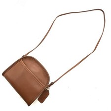 Old Coach shoulder bag, leather, brown #QYCV5V