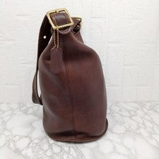 OLD COACH Leather Bucket Shoulder Bag, Made in USA #QY2STE