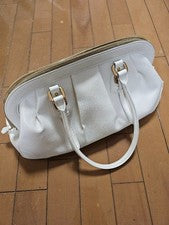 PRADA Leather White Handbag #QY272G