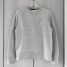 Louis Vuitton Men's Gray Brushed Sweatshirt Kim Jones Collection Pre-Owned