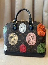 LOUIS VUITTON Alma Monogram Cameo Fornasetti M45917 #QYGZNY