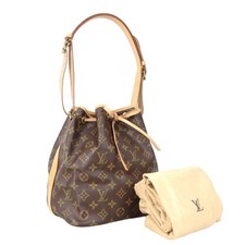 Louis Vuitton Monogram Petit Noé Shoulder Tote Bag Handbag #QY7IWY
