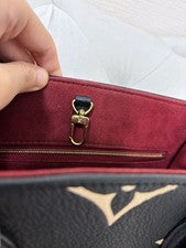 LOUIS VUITTON OnTheGo PM Monogram Empreinte Bicolor Black #QY5SIZ