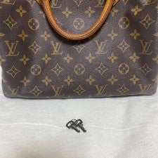 LOUIS VUITTON Speedy 30 Monogram Canvas Handbag with Lock Key #QY9O5C