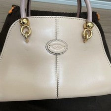 Tod's Sera 2-way handbag/shoulder bag for women, two-tone. #QYDBLT
