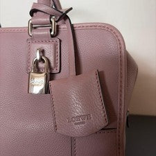 LOEWE Amazona 28 Handbag, Pink #QY0VW1