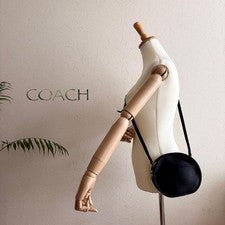 COACH Old Coach Round Leather Shoulder Bag #QYHSO9