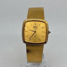 Seiko Men's Classic Gold Square Watch #QYHKX9