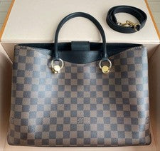 Louis Vuitton LV Riverside Damier Ebene Shoulder Bag #QYABAJ