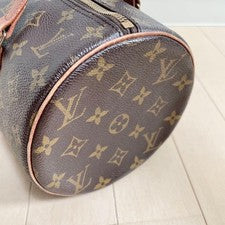 LOUIS VUITTON Monogram Papillon 30 handbag, cylindrical shape, M51385 #QY4AY3