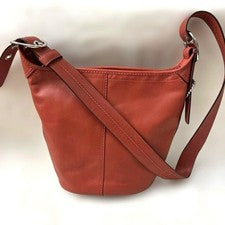 COACH Old Coach Shoulder Bag, All Leather, Bucket Style #QY8T1U