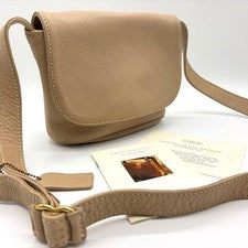 OLD COACH Leather Mini Shoulder Bag 4919 #QYAXUV