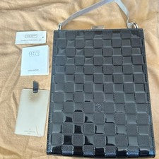 LOUIS VUITTON Vernis Ange Handbag Black #QY317N