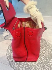 GUCCI Bamboo Daily 2-way Handbag, Red #QY9WCG