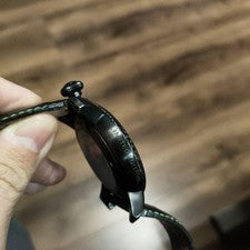 GaGa Watch Black Green Winding #QY3O10