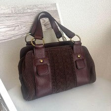 Chloe brown handbag, Y2K Classic Boston bag. #QYA3MQ