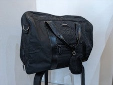 GUCCI nylon and leather Boston bag for men Black #QYD3E2