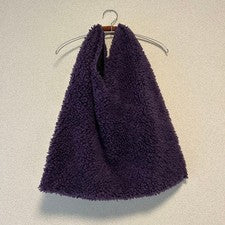 MAISON MARGIELA Purple Faux Fur Handbag Pre-Owned #QY9VER