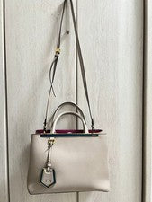 FENDI Petite 2Jours 2-way bag, greige #QYA3KB