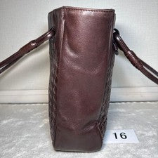 16 Bottega Veneta Tote Bag Handbag Brown Leather #QYGXY9
