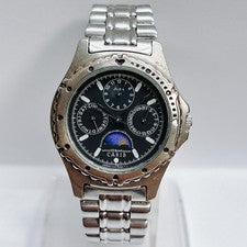 Alba Carib Men's Watch, Black V33F-6B20 #QYBD0F