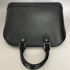 Louis Vuitton New Model Black Alma Epi Handbag with Silver Hardware #QYBLEW