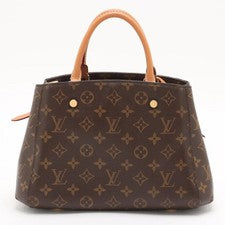 LOUIS VUITTON Montaigne BB M41055 Brown Monogram Canvas #QYB6I9
