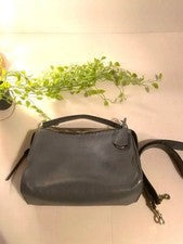 FENDI Selleria Ray Handbag 2-way Blue Gray #QYABOL